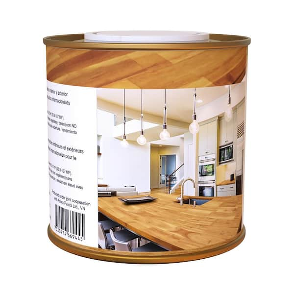 Interbuild 34 fl. oz. Clear Hardwax Wood Oil Stain 471-2200D-1V - The Home  Depot