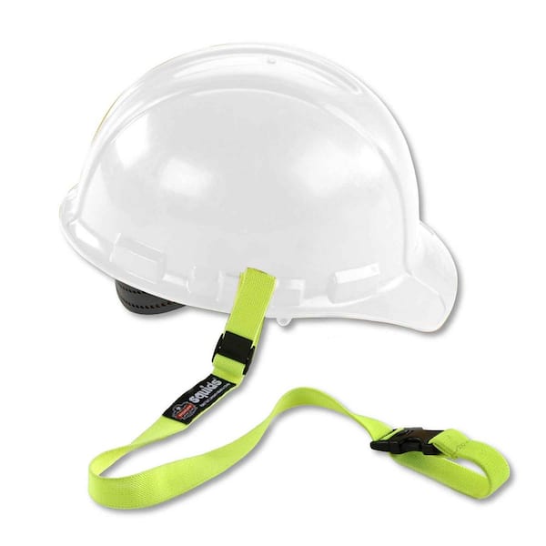 Squids Lime Elastic Hard Hat Lanyard with Buckle