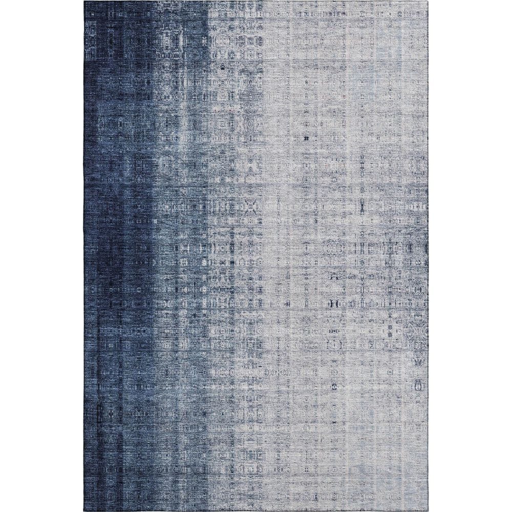 Mayfield Premium Machine Washable Abstract AMF2240 Blue 3 ft. x 5 ft. Area Rug price history on PriceWatchPro