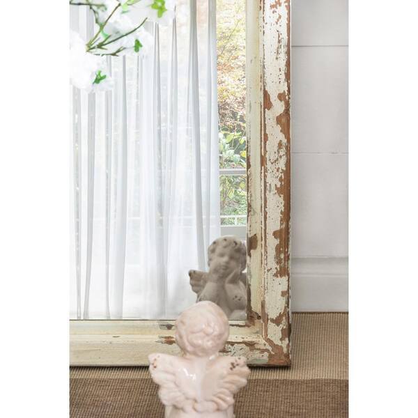 White 19 in. W x 73.2 in. H Irregular Full-Length Mirror ZN