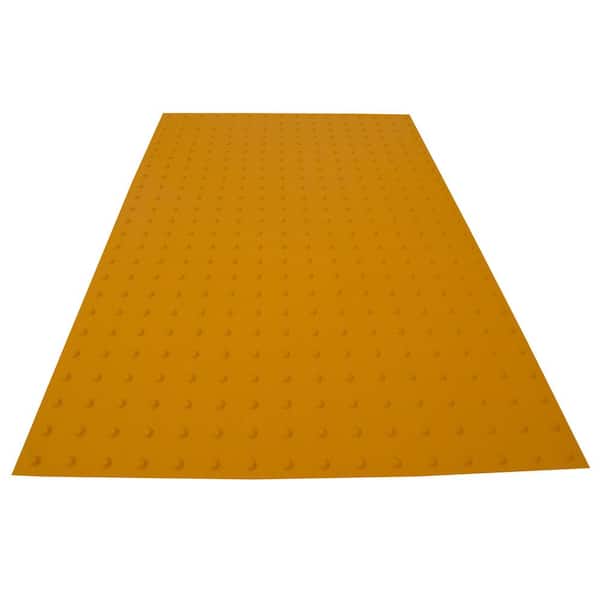 Safety Step TD PowerBond 36 in. x 5 ft. Federal Yellow ADA Warning Detectable Tile (Peel and Stick)
