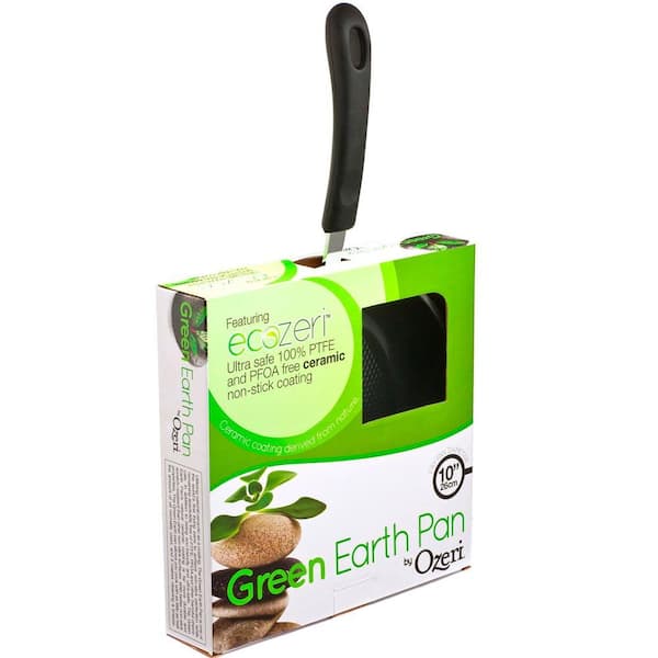 Ozeri 8 Green Earth Frying Pan by , with Smooth Ceramic Non-Stick Coating (100% PTFE and PFOA Free)