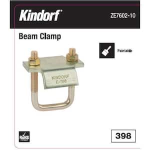 Channel to Beam Clamp (Steel) with U-Bolt in Galv-Krom