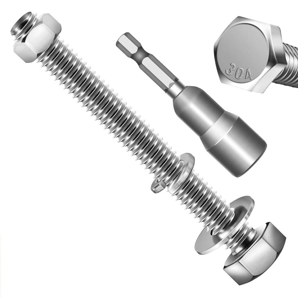 1/4 in. -20 x 2-1/2 in. 304 Stainless Steel Hex Bolt (12-Pack) price history on PriceWatchPro