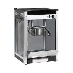 Contempo Pop 4 oz. Black Stainless Steel Countertop Popcorn Machine