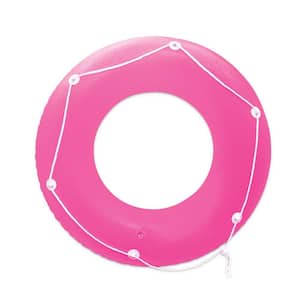 Pink Neon Frost Swimming Pool Float Tube