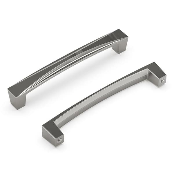 HICKORY HARDWARE Crest Collection 5-1/16 in. (128 mm) Chrome Cabinet Door/Drawer Pull