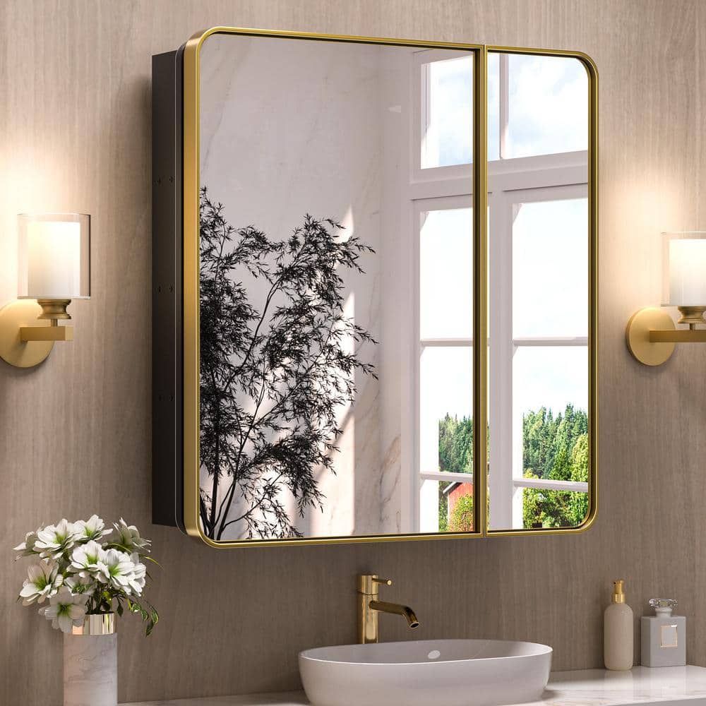 Brass medicine cabinet discount