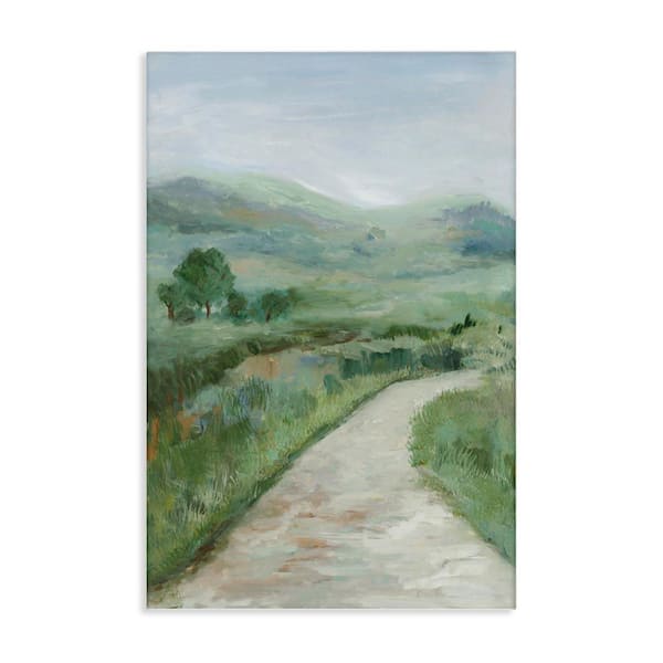 Stupell Industries Curving Path Landscape by Jacob Q Unframed Nature Graphic Art Print 36 in. x 24 in.