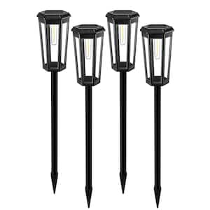 HUOKU Vivacity 5-Light 22.8 in. W Distressed Black and Wood