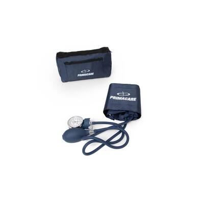 Manual Blood Pressure Kit Aneroid Sphygmomanometer and Sprague Rappaport Stethoscope in Blue