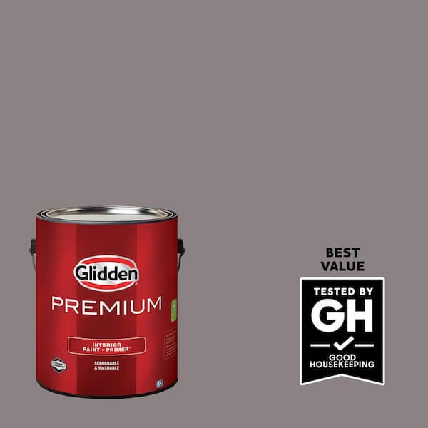 Glidden Premium 1 gal. #PPG1004-5 Pewter Mug Eggshell Interior Latex Paint