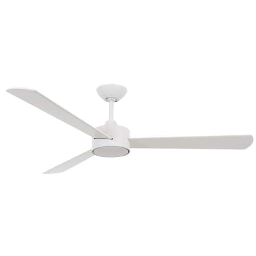 Climate III 52 in. White DC Ceiling Fan Ceiling Fans Without Lights