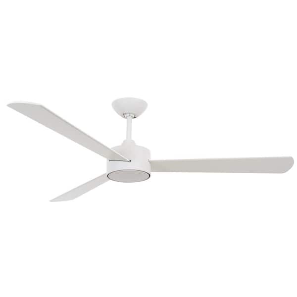 Lucci Air Climate III 52 in. White DC Ceiling Fan 21064001 - The