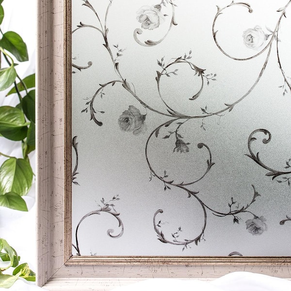 COTTON COLORS 23.6 in. x 78.7 in. Decorative and Privacy Window Film
