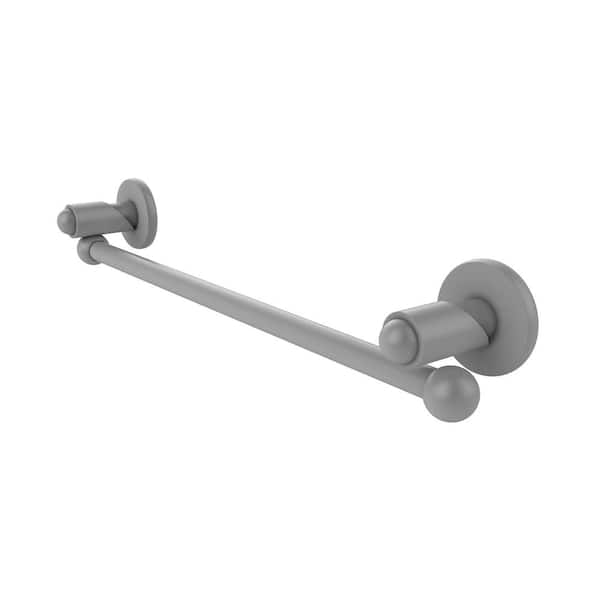 Allied Brass Soho Collection 18 in. Wall Mounted Single Towel Bar in Matte Gray