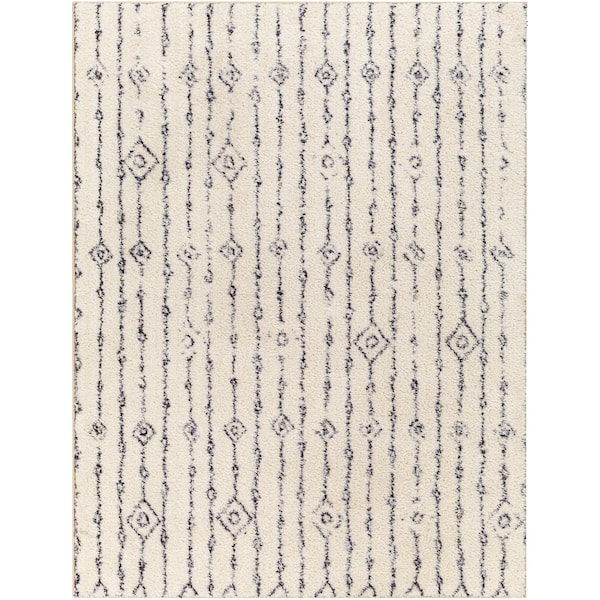 Artistic Weavers Lykke Cream 8 ft. x 11 ft. Moroccan Machine-Washable Indoor Area Rug
