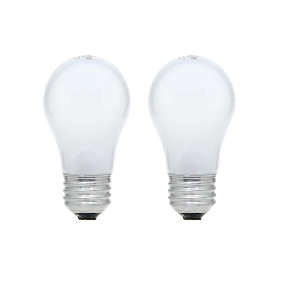 Sylvania 40-Watt Double Life A15 Incandescent Light Bulb (2-Pack) 11956 -  The Home Depot