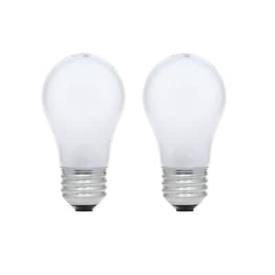 15-Watt A15 Incandescent Light Bulb (2-Pack)