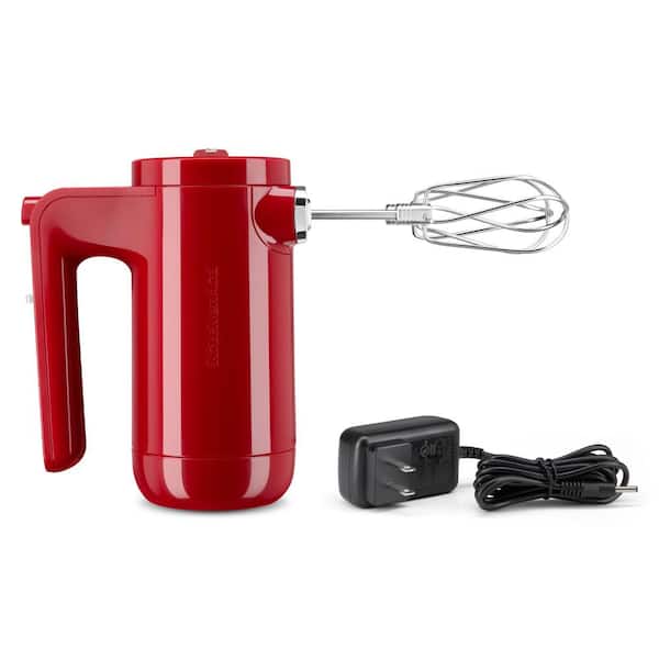 KitchenAid 8 6-Speed Hand Mixer in Empire Red