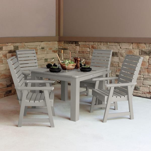 Highwood Weatherly 5-Pieces Square Dining Set