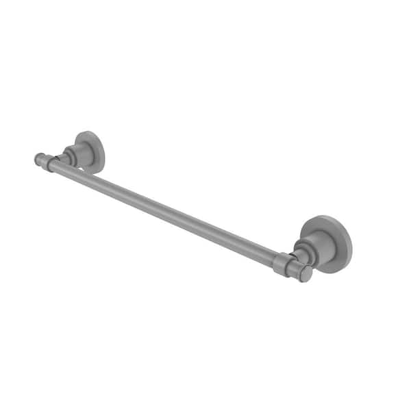 Allied Brass Washington Square Collection 30 in. Wall Mounted Towel Bar in Matte Gray