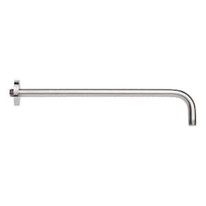 18 in. Wall Mounted Rainfall Shower Arm and Flange Brushed Nickel