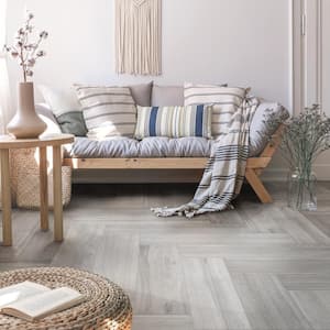 Llama Silver Smoke 8-1/2 in. x 35-1/2 in. Porcelain Floor and Wall Tile (12.78 sq. ft./Case)