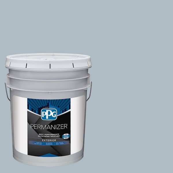 PERMANIZER 5 gal. PPG10-14 Stormy Semi-Gloss Exterior Paint