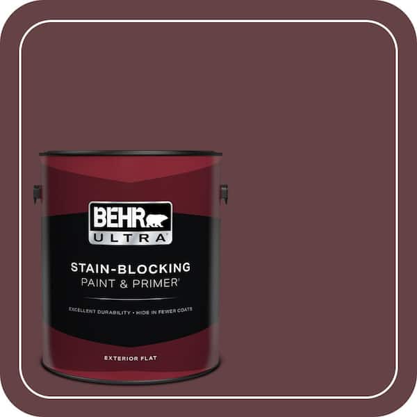 BEHR ULTRA 1 gal. #T11-10 Wild Thing Flat Exterior Paint & Primer
