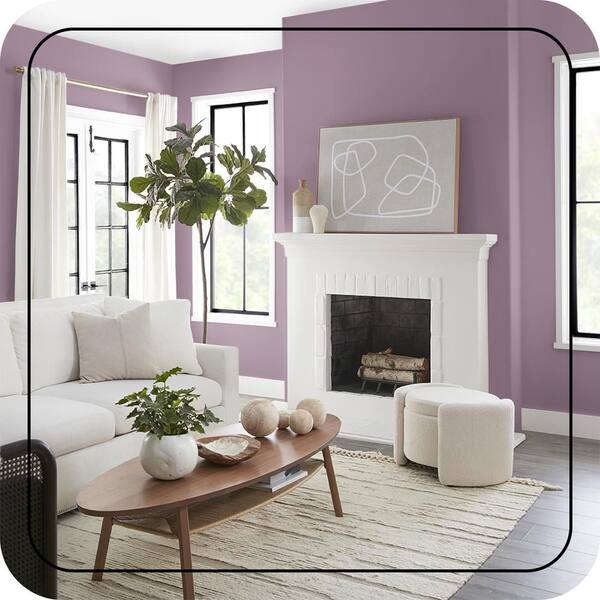 BEHR MARQUEE 1 qt. #S110-5 Garden Plum One-Coat Hide Matte