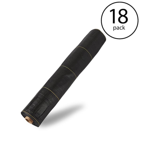 Sunbelt 4 ft. x 300 ft. Woven Weed Barrier Landscape Fabric Ground Cover (18-Pack)