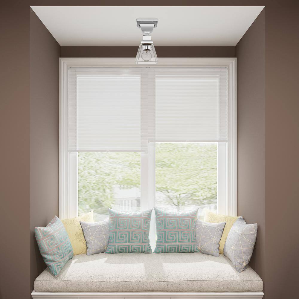 Whitfield Polished Chrome 1-Light LED Flush Mount with Clear Glass