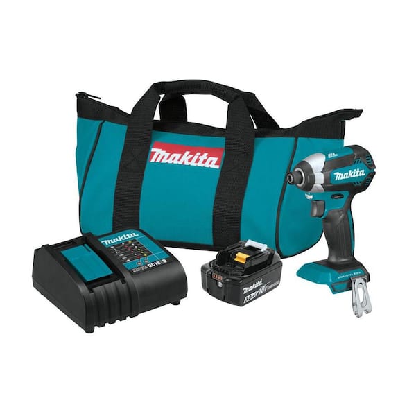 Makita - 18V LXT Lithium-Ion Brushless Cordless Impact Driver Kit with (1) Battery 3.0Ah