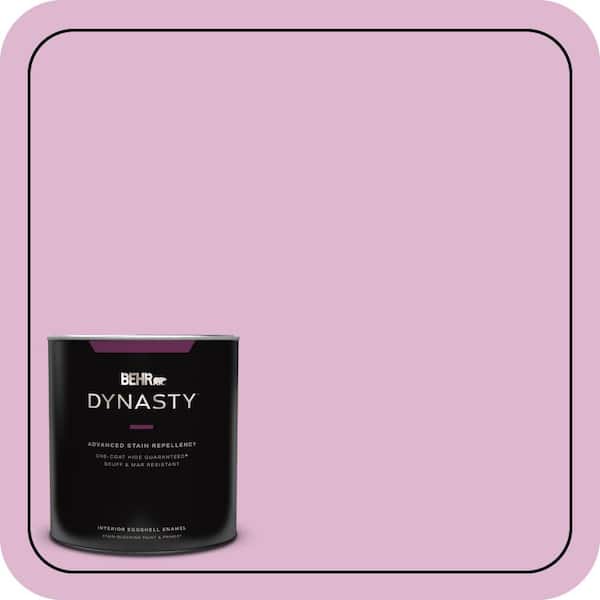 BEHR DYNASTY 1 qt. #M120-3 Pink Wink Eggshell Enamel Interior Stain-Blocking Paint & Primer