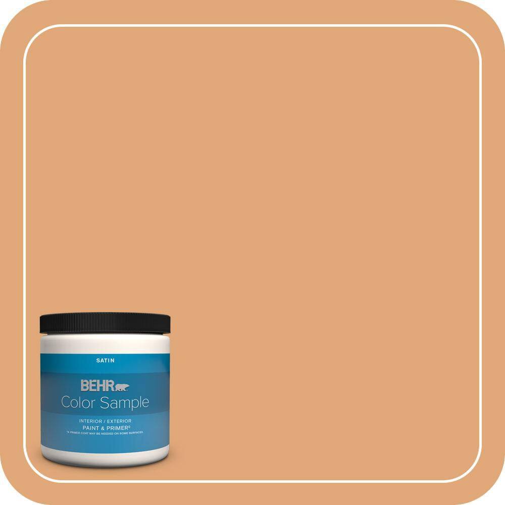 8 oz. #MQ4-36 Thai Ice Tea Satin Enamel Interior/Exterior Paint & Primer Color Sample price history on PriceWatchPro