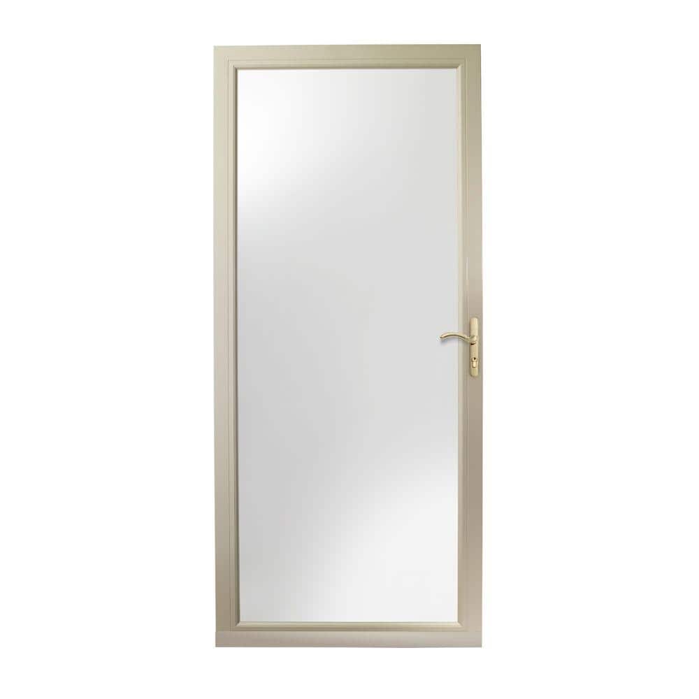 3000-Series 36 in. x 80 in. Sandtone Right-Hand Full View Interchangeable A
