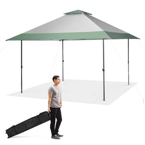 13 ft. x 13 ft. Patio Pop-Up Gazebo Canopy Tent Instant Sun Shelter Outdoor Wheeled Bag