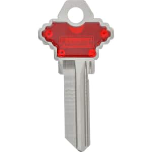 #68n Red Key Blank (1-Pack)