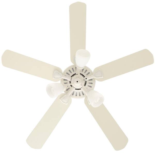 Indoor Cottage White Ceiling Fan, Casablanca Ainsworth Gallery Ceiling Fan