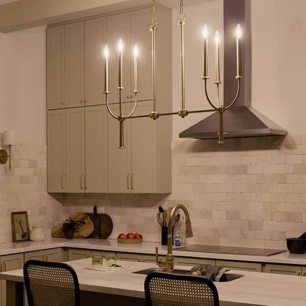 Kichler Florence 6-Light Brushed Traditional Chandelier