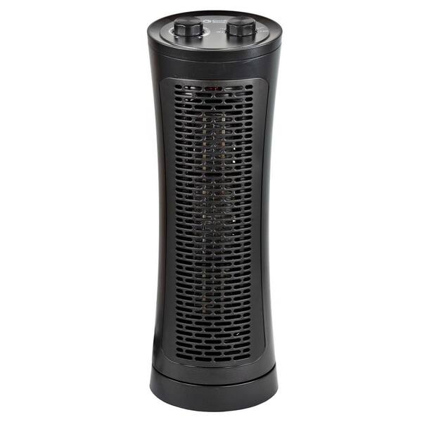 Comfort Zone 1500-Watt Electric Ceramic Space Heater with PTC Heating  Element CZ456BK - The Home Depot