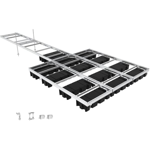 QPF-495 5 ft. x 40 ft. Floating Aluminum 'T' Dock Kit with Kiln-dried Cedar Decking