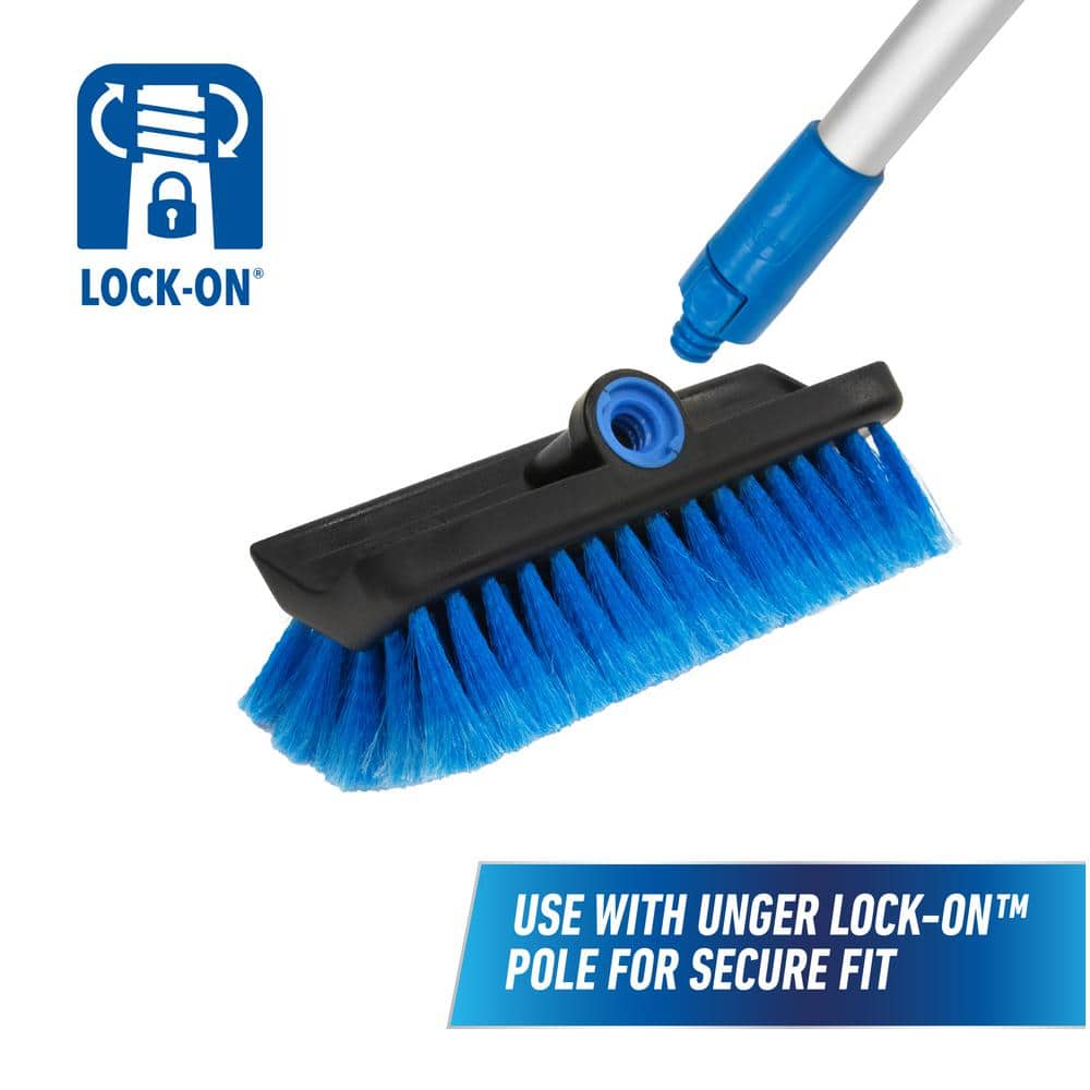 Unger Multi-Angle Blue and Black Scrub Brush
