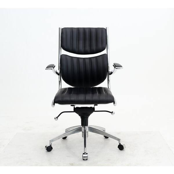 Manhattan Comfort Ergonomic High Back Verdi Black Office Chair