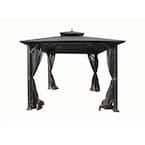 Hampton Bay 10'x10' Holden Outdoor Hard Top Galvanized Steel Gazebo