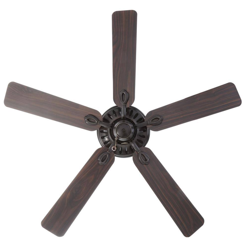 Antique Bronze 52" Ceiling Fan with Reversible Blades