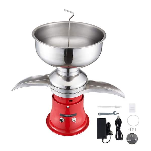 SKYSHALO Milk Cream Centrifugal Separator, 169oz. Stainless Steel Milk Frother with 100L/H Output 10500RPM Milk Separator
