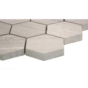 Marble Cream 12.01 in. x 12.13 in. Honeycomb Honed Limestone Mosaic Tile (0.978 sq. ft./Each)