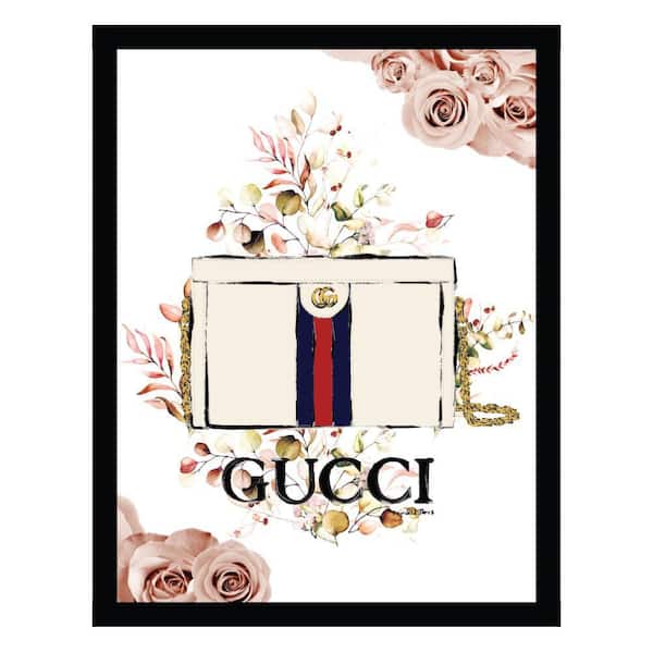 VENICE BEACH Collections Fashion Designer Glam Purse Bag Fairchild Paris 1-Piece Framed Graphic Print Abstract Poster Art Print 18 in. x 14 in.